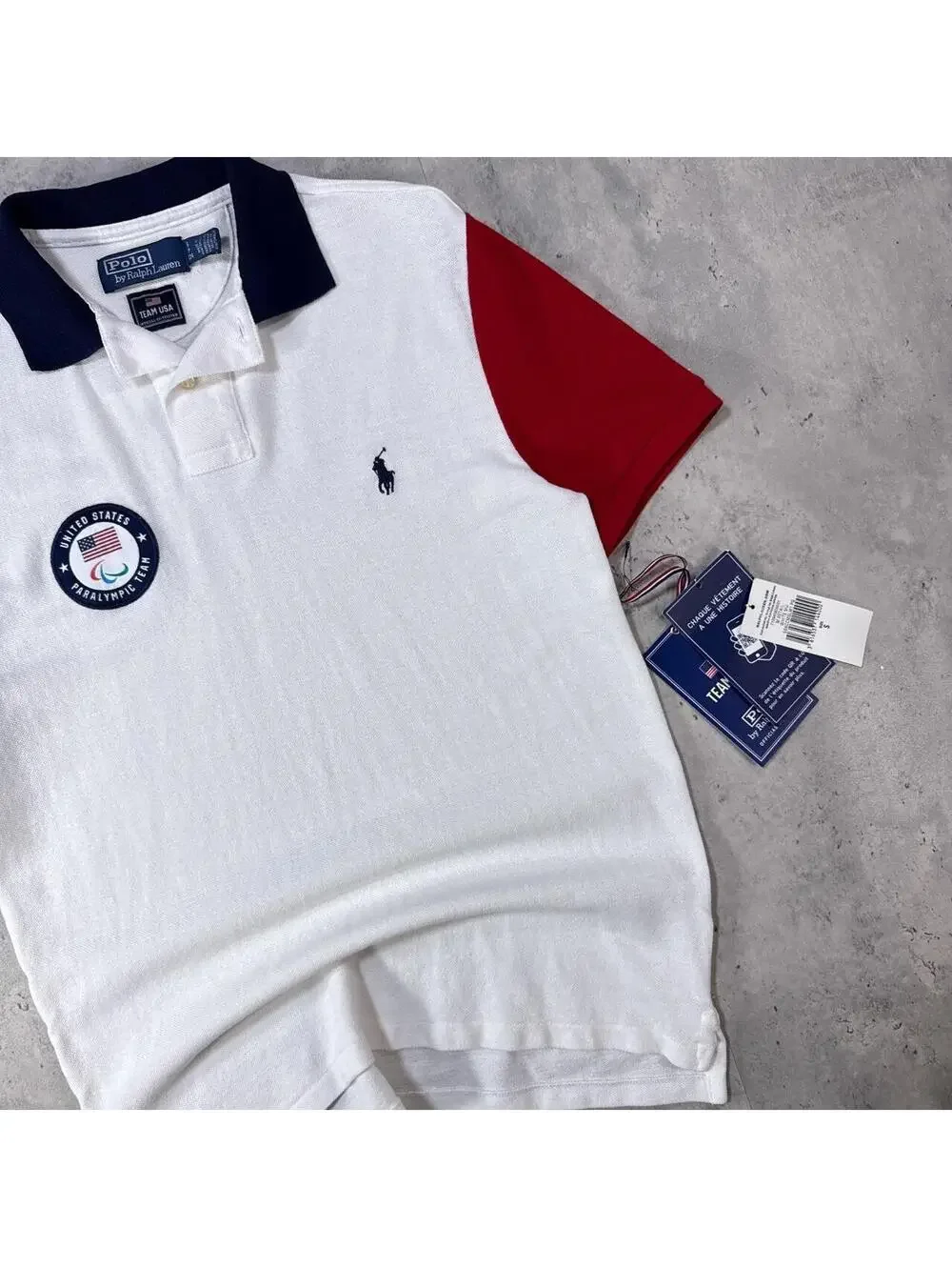 Y2K Polo Ralph Lauren Paralympic Team Polo Shirt